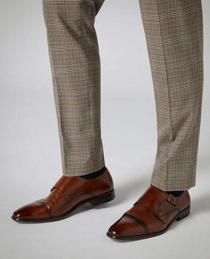 Leather Monk Strap Brogue