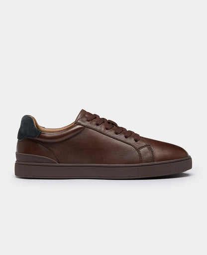 Brown Parma Leather Trainer