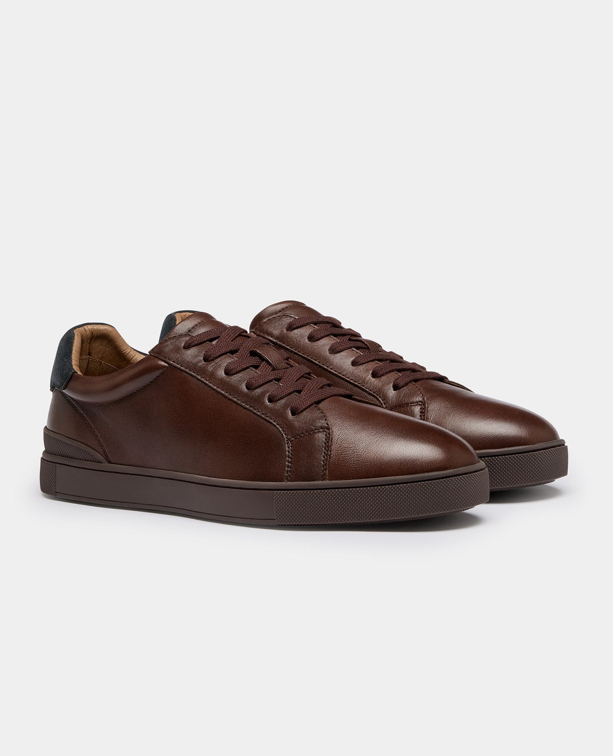 Brown Parma Leather Trainer