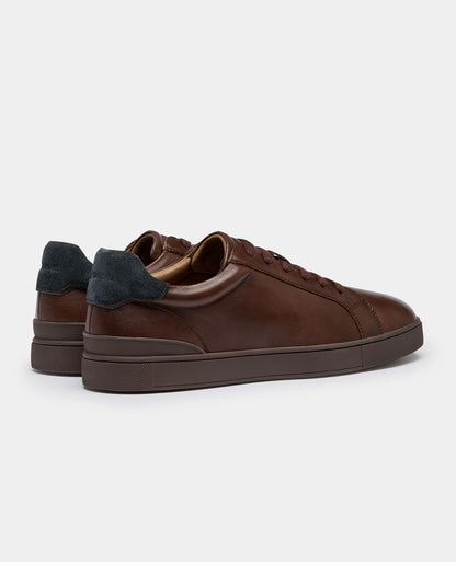 Brown Parma Leather Trainer