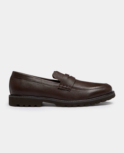 Brown Rico Leather Loafer