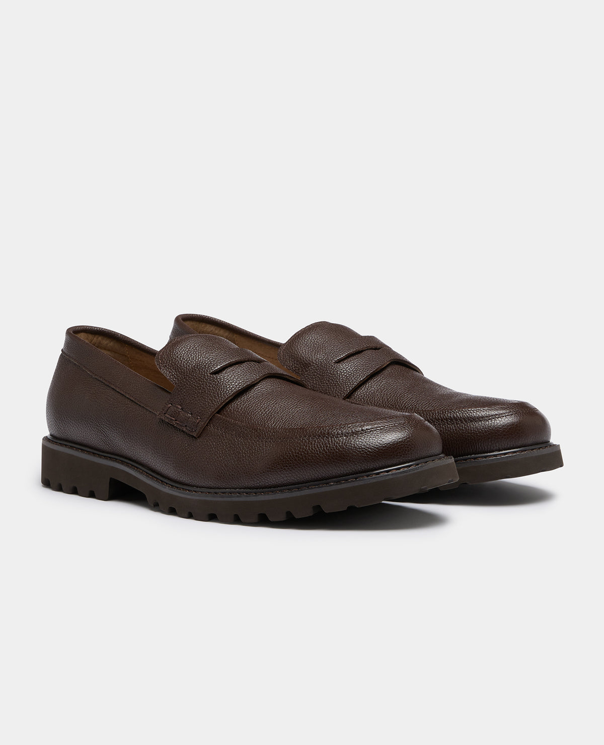 Brown Rico Leather Loafer