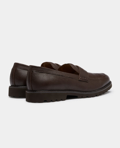 Brown Rico Leather Loafer