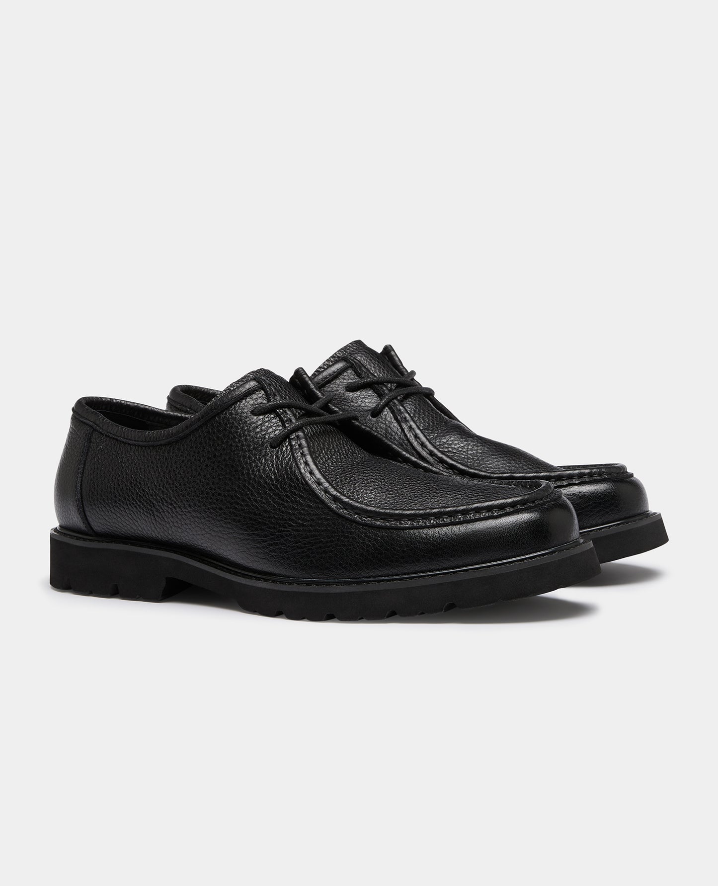 Black Reno Leather Shoe